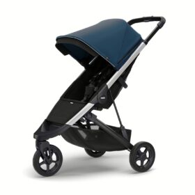 The Thule Spring stroller against a blank backdrop.