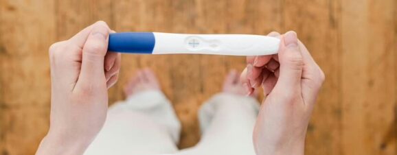 An ovulation test that a woman uses to identify luteinizing hormone.